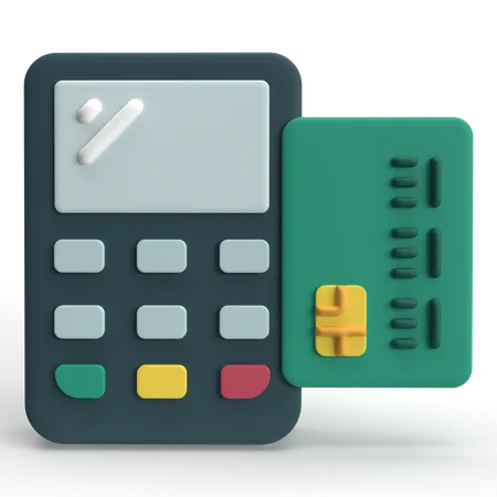 Swipe Card  3D Icon