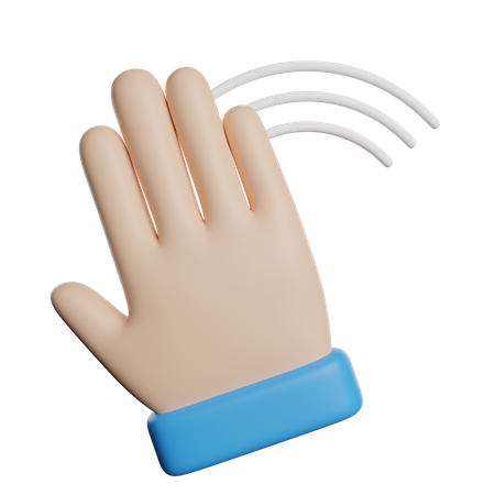 Swipe Hand  3D Icon
