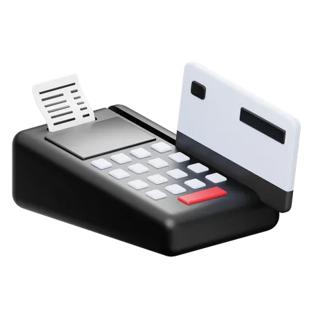 Swipe Machine  3D Icon