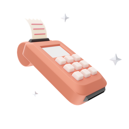 Swipe Machine  3D Icon