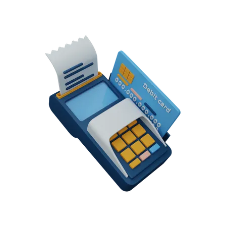 Swipe-Maschine  3D Icon