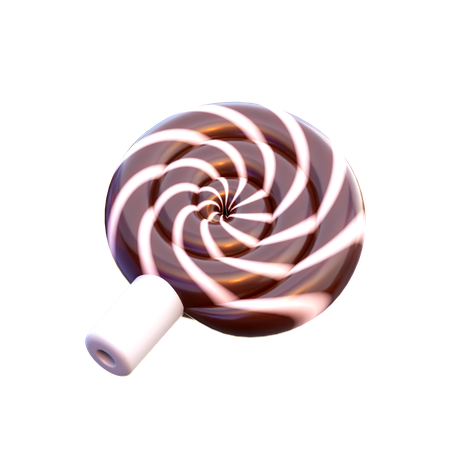 Swirl Lollipop  3D Icon