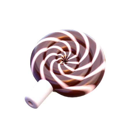 Swirl Lollipop  3D Icon