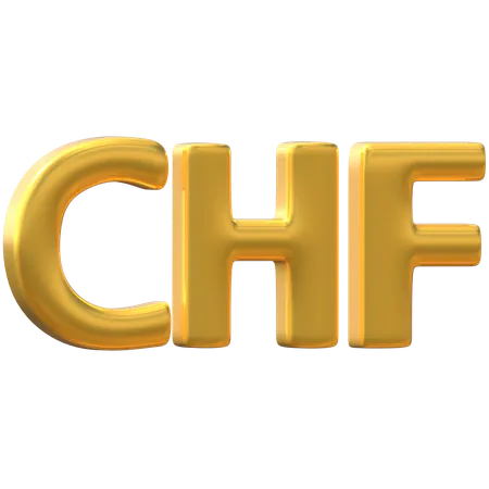 Swiss Franc  3D Icon