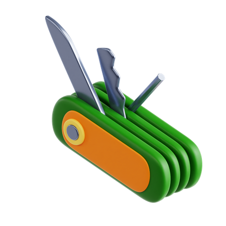 Swiss Knife  3D Icon