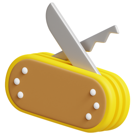 Swiss Knife  3D Icon
