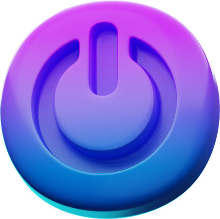 Switch Off 3D Icon