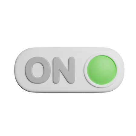 Switch On  3D Icon