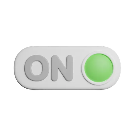 Switch On 3D Icon