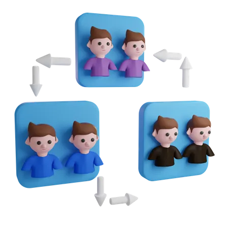 Switch Team 3 D Illustration Contains PNG BLEND And OBJ Files 3D Illustration