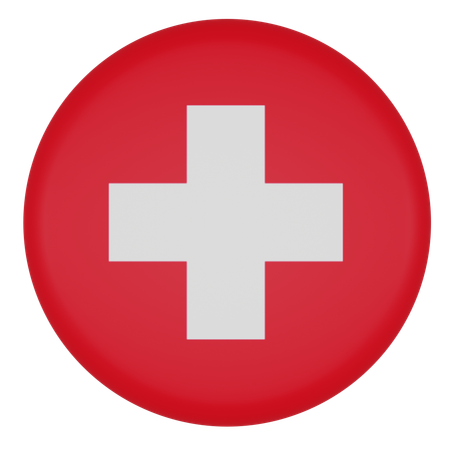 Switzerland  3D Icon