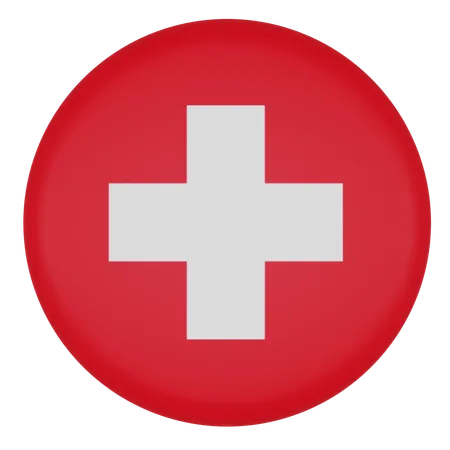 Switzerland  3D Icon