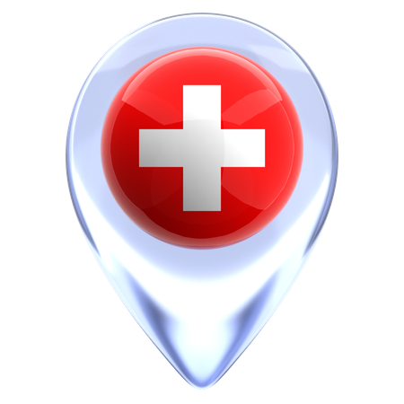 Switzerland  3D Icon