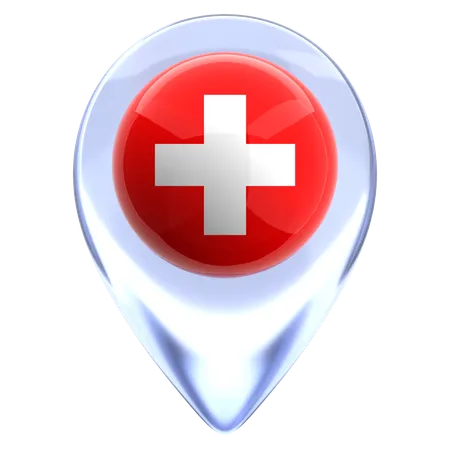 Switzerland  3D Icon