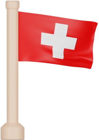 Switzerland Flag  3D Icon