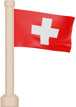 Switzerland Flag  3D Icon