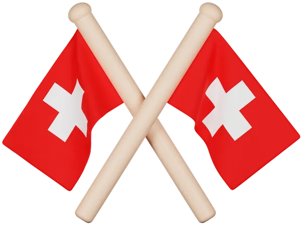 Switzerland Flag  3D Icon