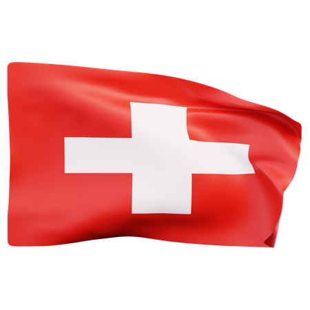 Switzerland Flag  3D Icon