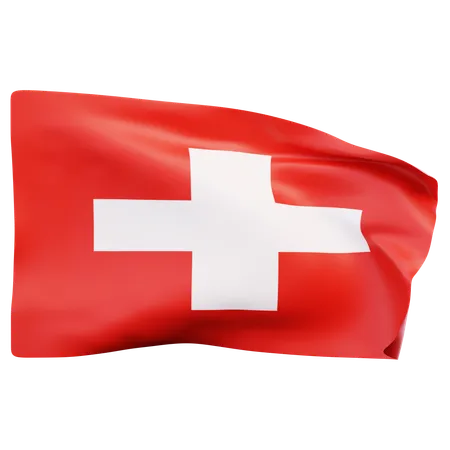 Switzerland Flag  3D Icon