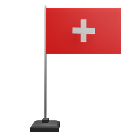 Switzerland Flag  3D Icon