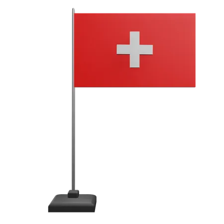 Switzerland Flag  3D Icon