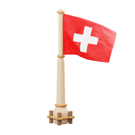 Switzerland Flag  3D Icon