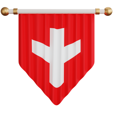 Switzerland Flag  3D Icon