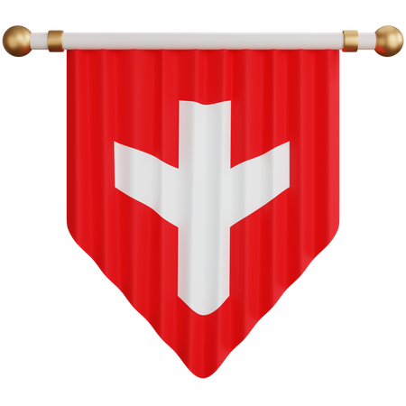 Switzerland Flag  3D Icon