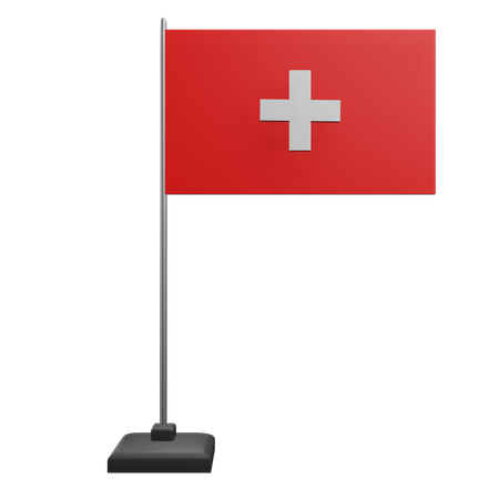 스위스 국기  3D Icon