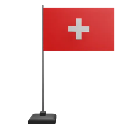 스위스 국기  3D Icon
