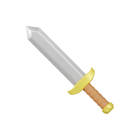 Viking Sword 3 D Icon 3D Icon