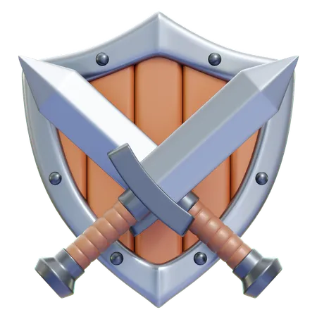 Sword & Shield  3D Icon