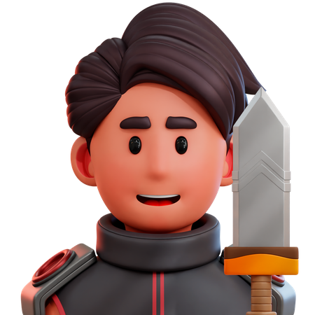 Swordsman  3D Icon