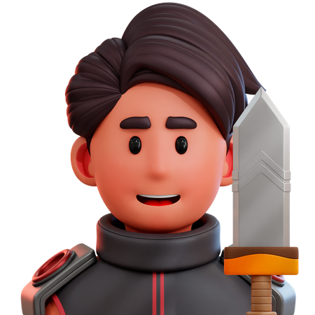 Swordsman 3D Icon