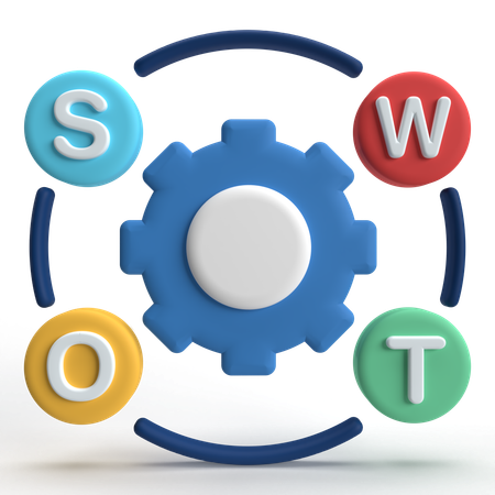 SWOT-Analyse  3D Icon