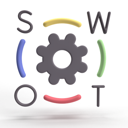 SWOT-Analyse  3D Icon