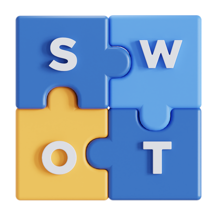 SWOT 분석  3D Icon