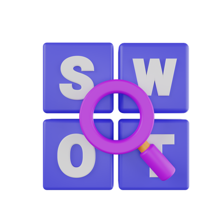 Swot Analysis 3D Icon