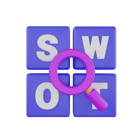 Swot Analysis 3D Icon