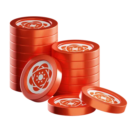 Sxp Coin Stacks  3D Icon