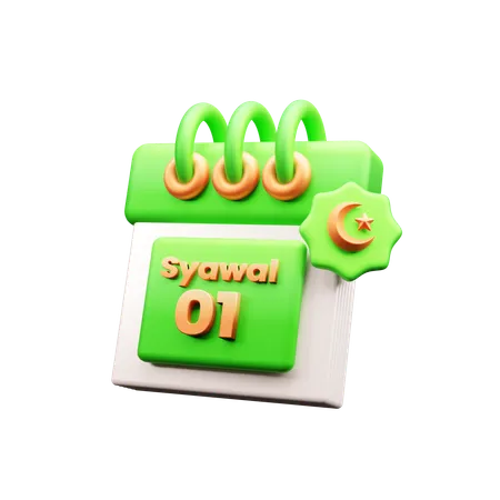 Syawal  3D Icon