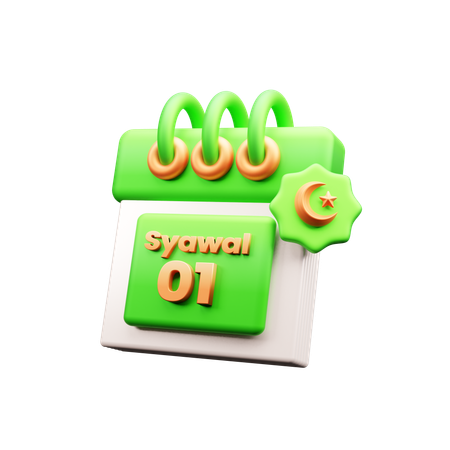 Syawal  3D Icon