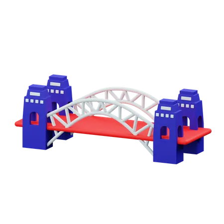 Sydney Hafenbrücke  3D Illustration