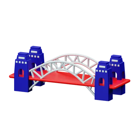 Sydney Harbour Bridge  3D Illustration