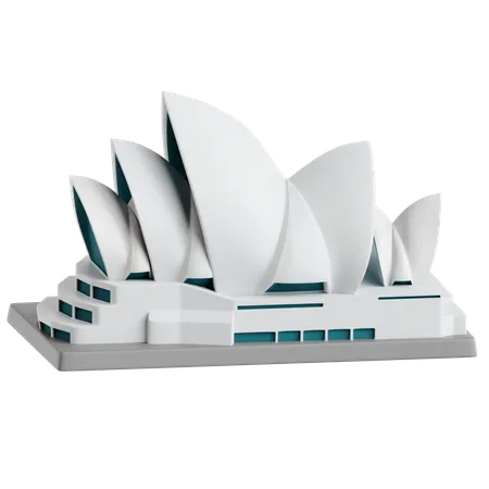 Sydney Opera House  3D Icon