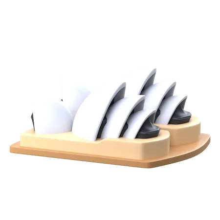 Sydney Opera House  3D Icon