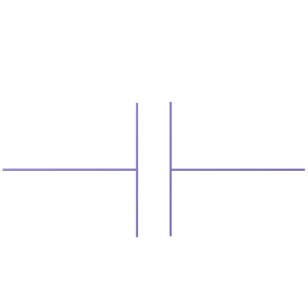 Symbol Capacitor  3D Icon