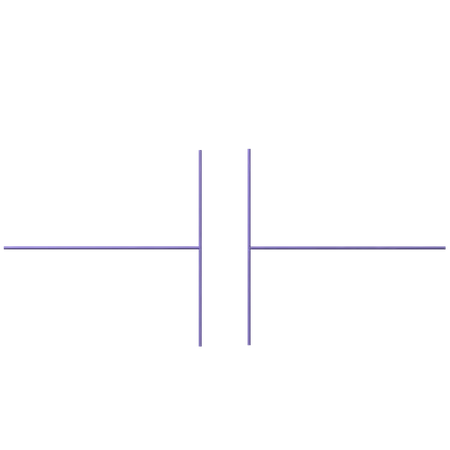 Symbol Capacitor  3D Icon