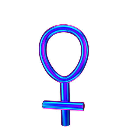 Symbol Female  3D Icon