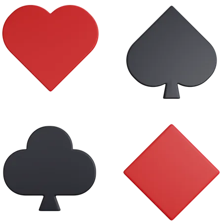 Symbole de carte à jouer  3D Icon